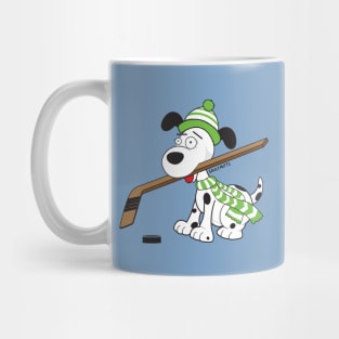 Cute Hockey Dog Mug